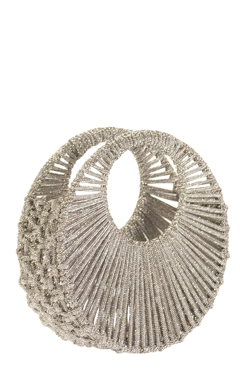 HIBOURAMA Mini Jewelled Handbag Studded with Crystals