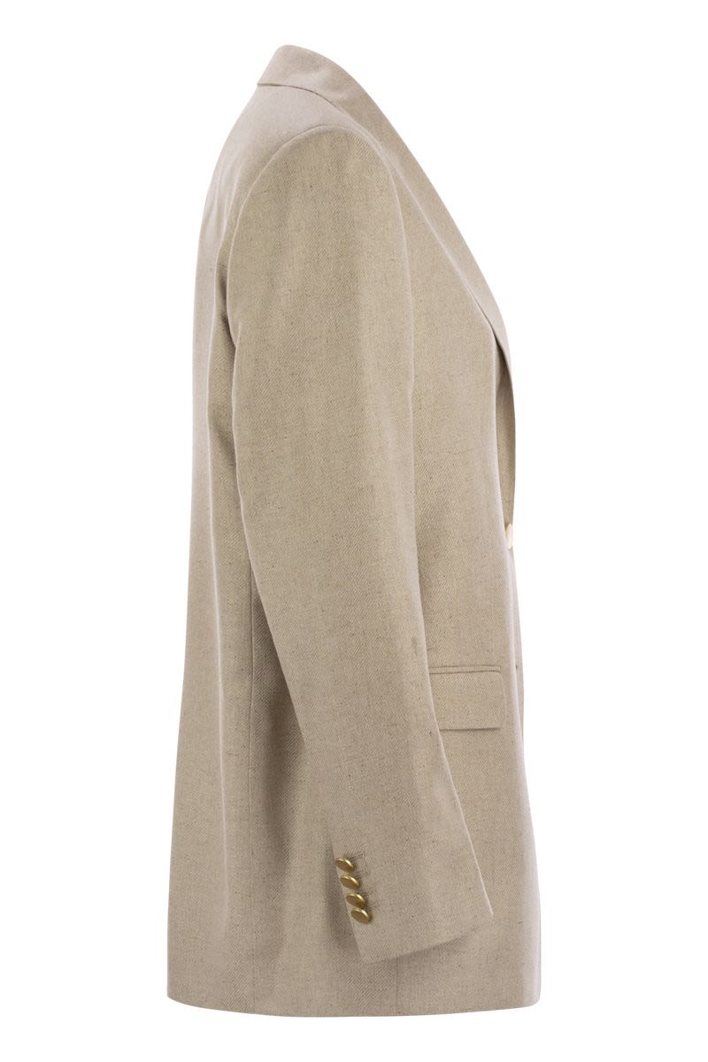 TAGLIATORE Silk Two-Button Jacket for Women