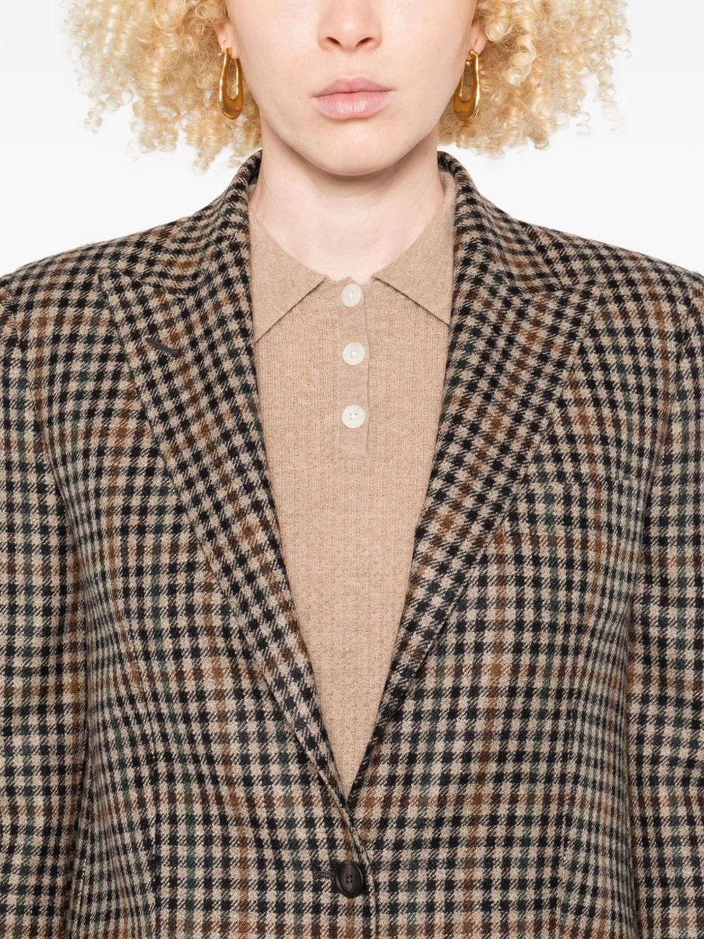 TAGLIATORE Wool Single-Breasted Jacket for Women