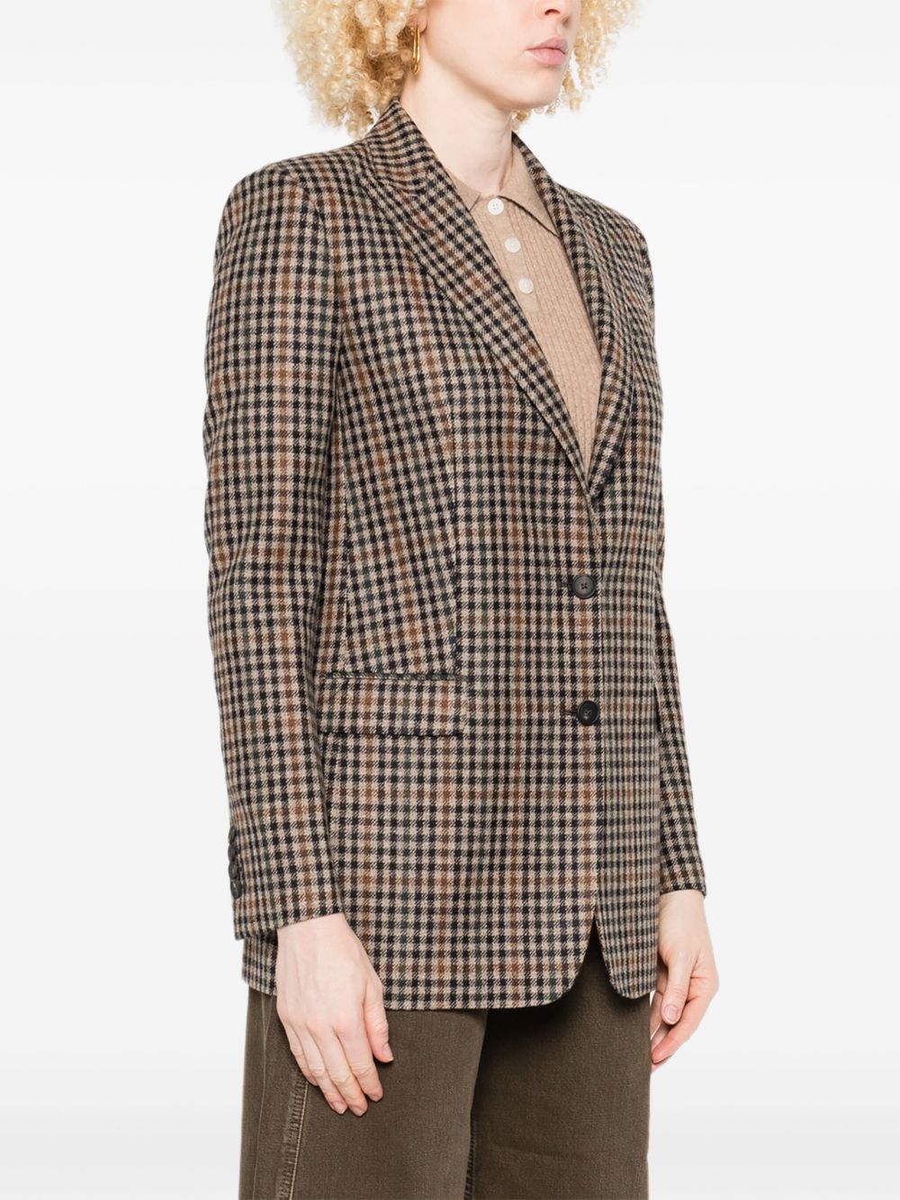 TAGLIATORE Wool Single-Breasted Jacket for Women