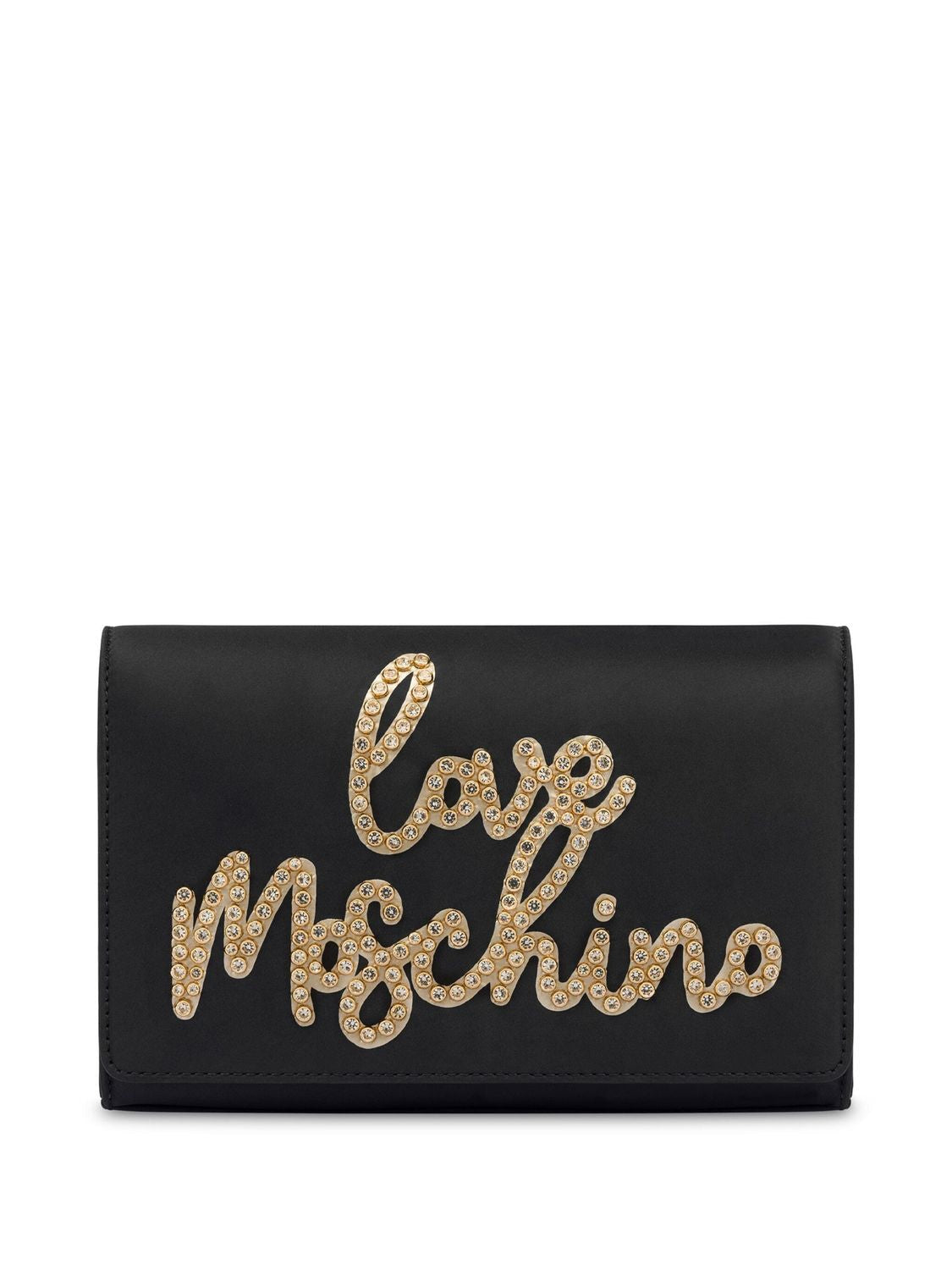 LOVE MOSCHINO Mini Chain Logo Clutch