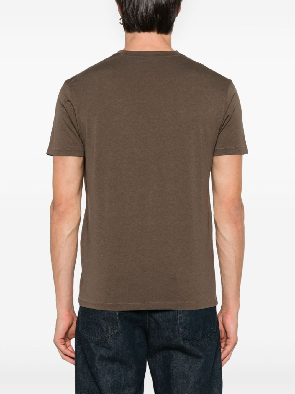 TOM FORD Regular Fit Lyocell and Cotton T-Shirt