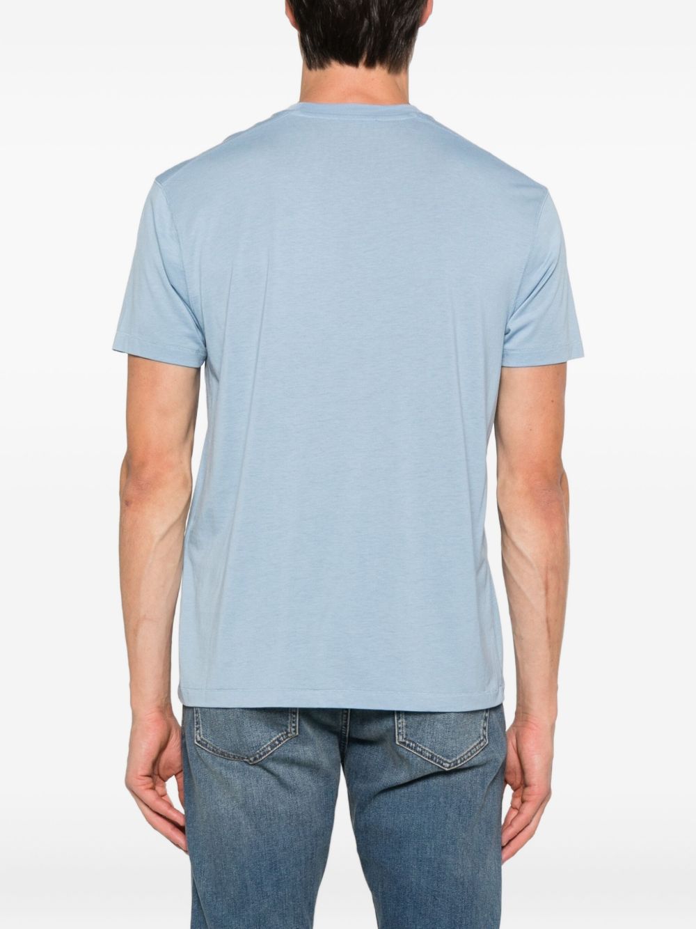 TOM FORD Cotton Blend Crew Neck T-Shirt for Men