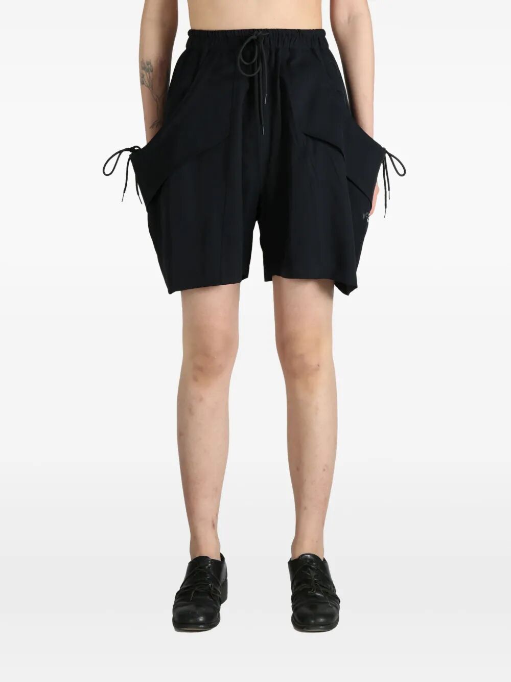 Y-3 Sleek Women's Side Pockets Mini Shorts