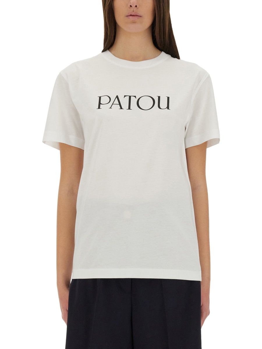 PATOU Logo Print T-Shirt - Regular Fit, Size S