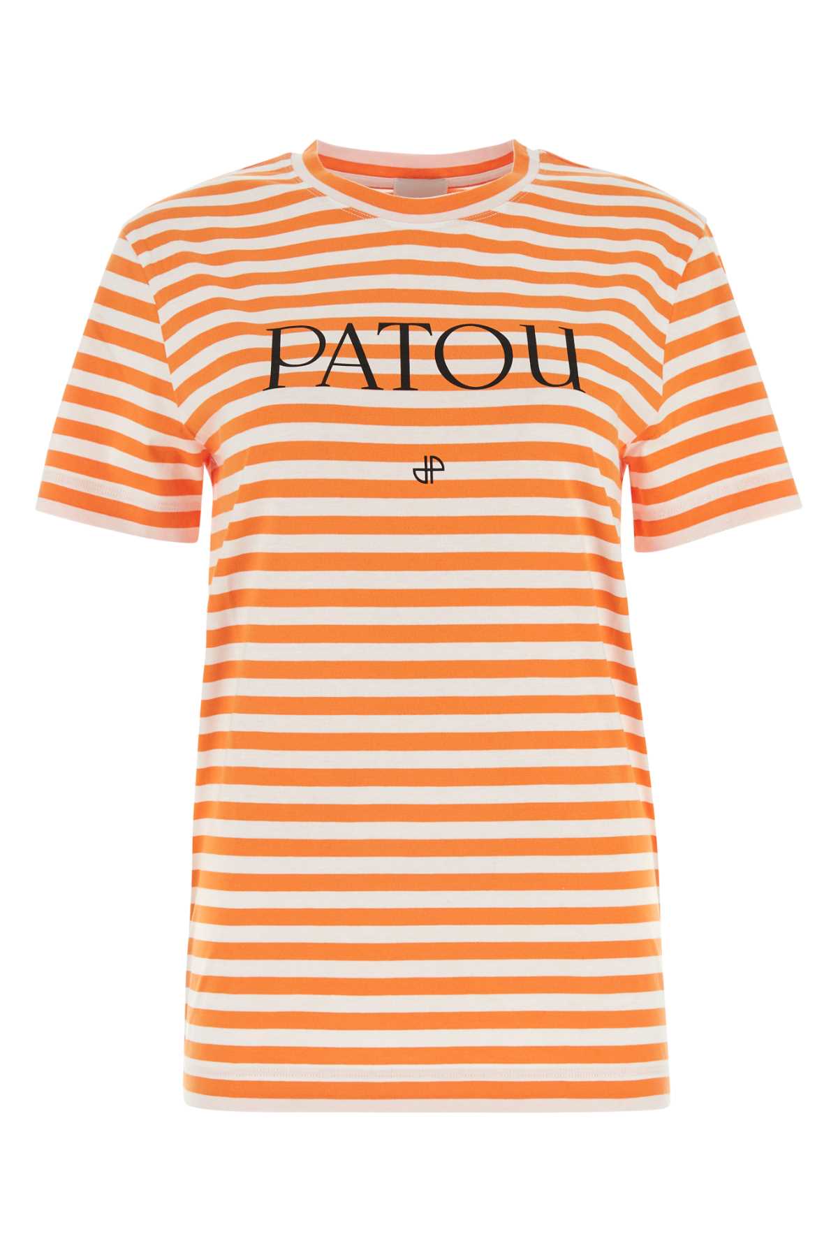 PATOU Embroidered Cotton T-Shirt for Women - SS24