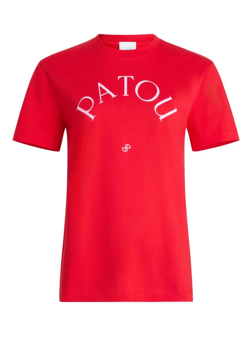 PATOU Organic Cotton Logo Print T-Shirt for Women
