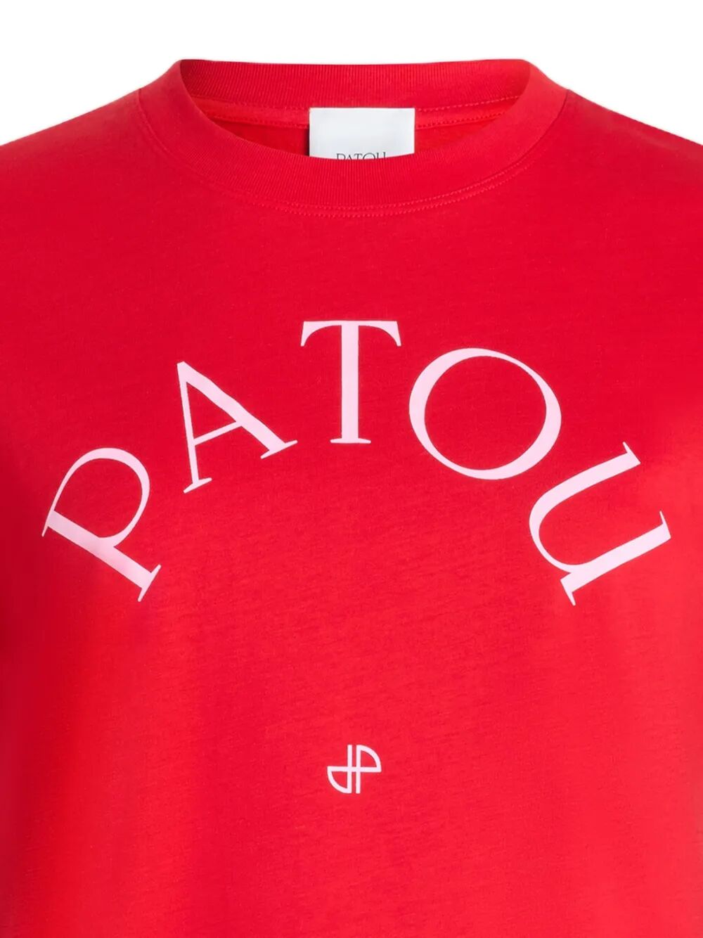 PATOU Organic Cotton Logo Print T-Shirt for Women