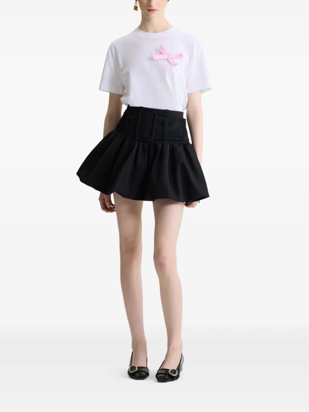 PATOU Organic Cotton Bow T-Shirt