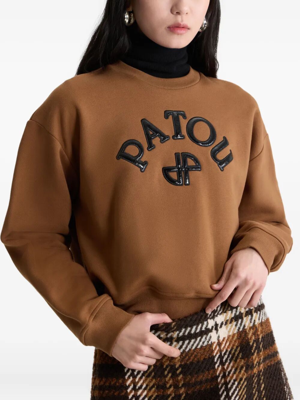PATOU Logo Fleece Sweatshirt