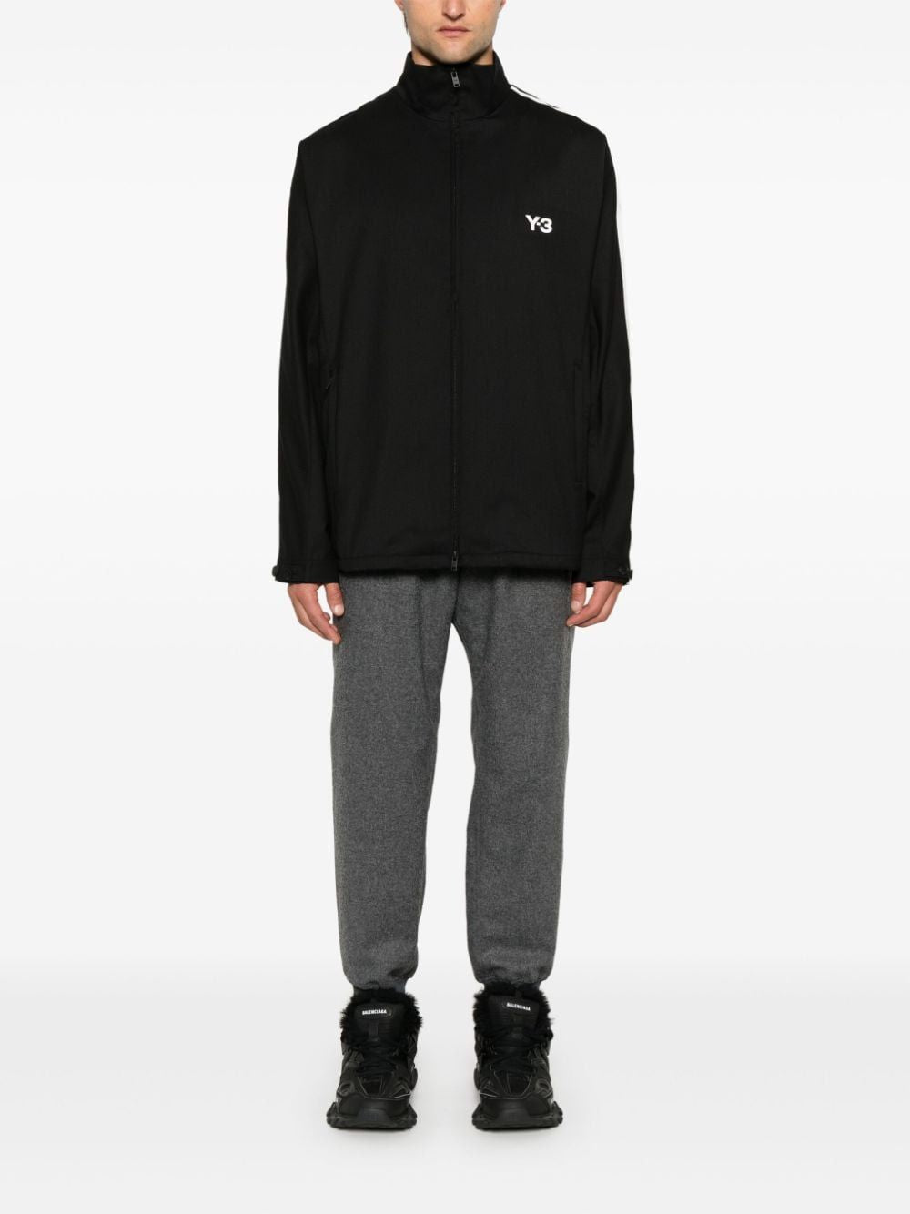 Y-3 Flannel Cuff Pants for Men