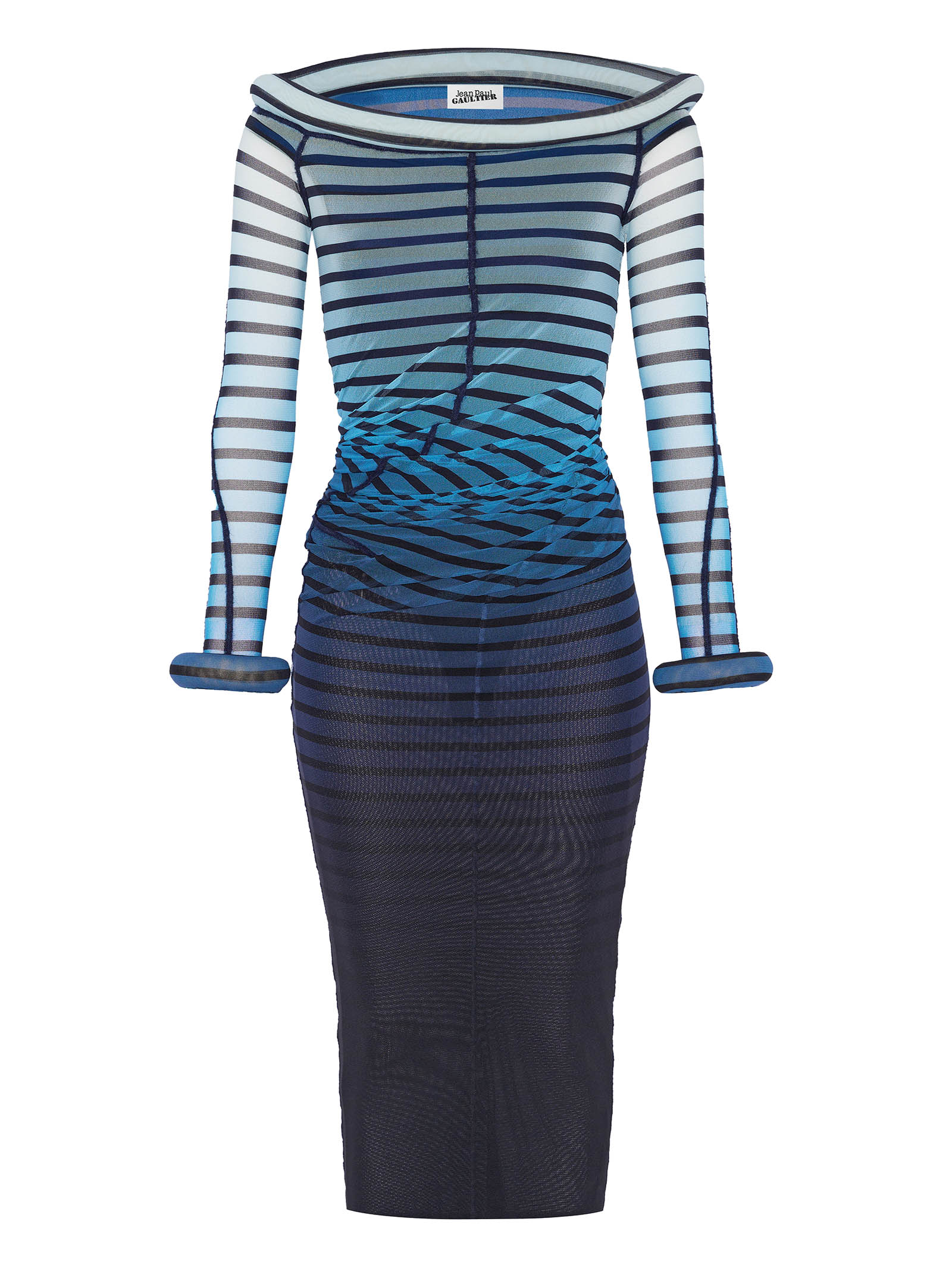 JEAN PAUL GAULTIER Elegant Gradient Mini Dress for Women - Size 42 IT
