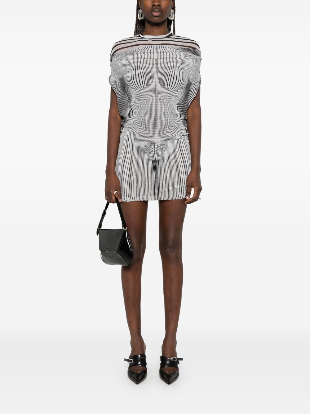 JEAN PAUL GAULTIER Chic Mini Draped Dress - Women's Size 42