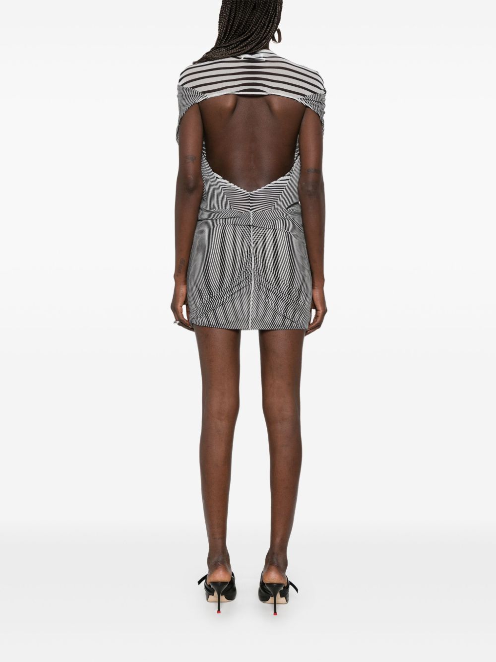 JEAN PAUL GAULTIER Chic Mini Draped Dress - Women's Size 42