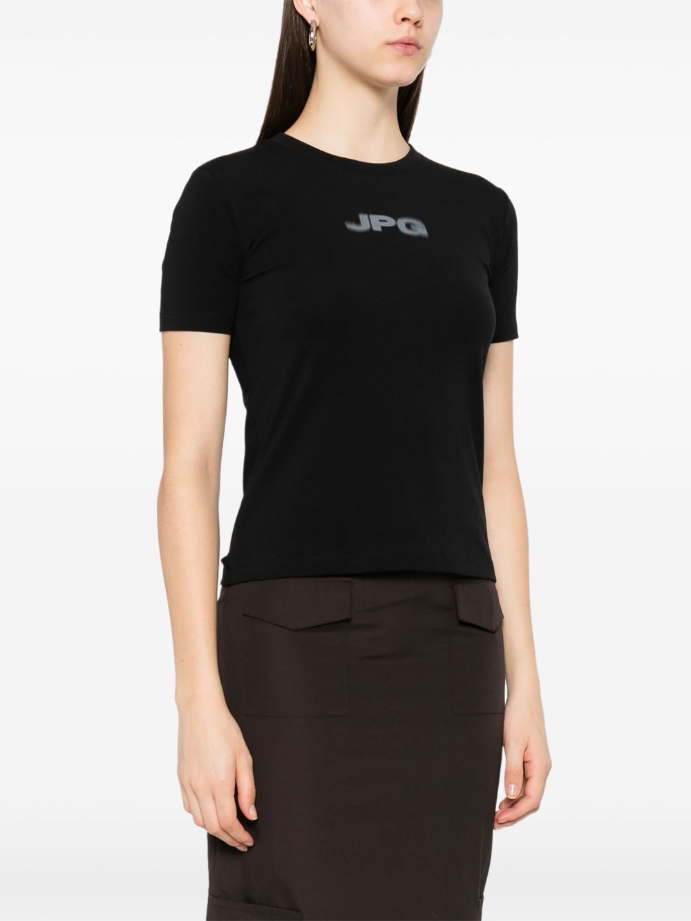 JEAN PAUL GAULTIER Mini Logo Baby Tee for Women