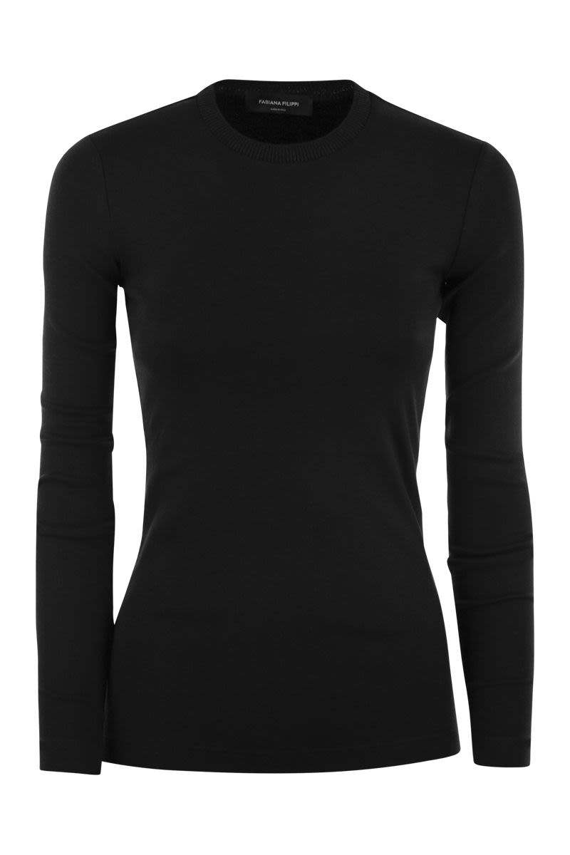 FABIANA FILIPPI Elevated Long-Sleeved T-Shirt