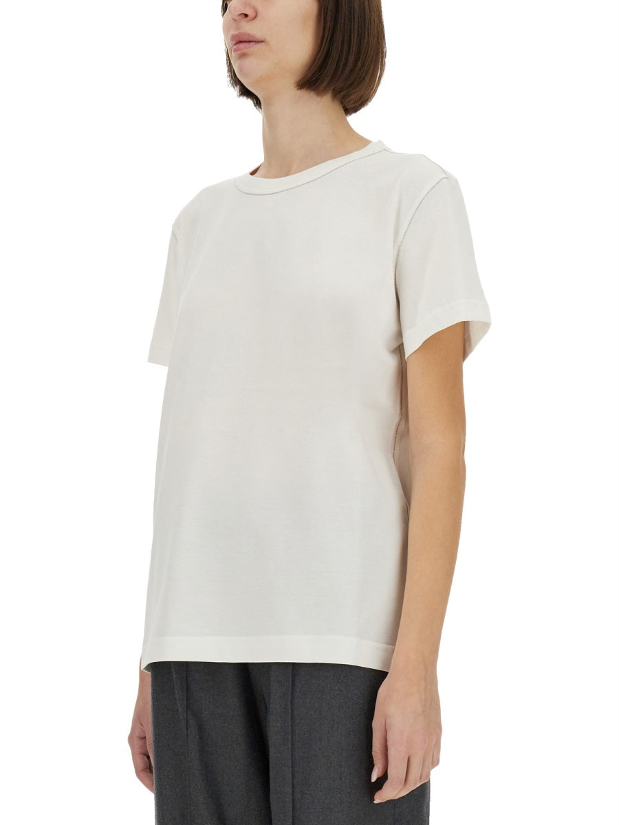FABIANA FILIPPI Cotton Crew Neck Short Sleeve T-Shirt