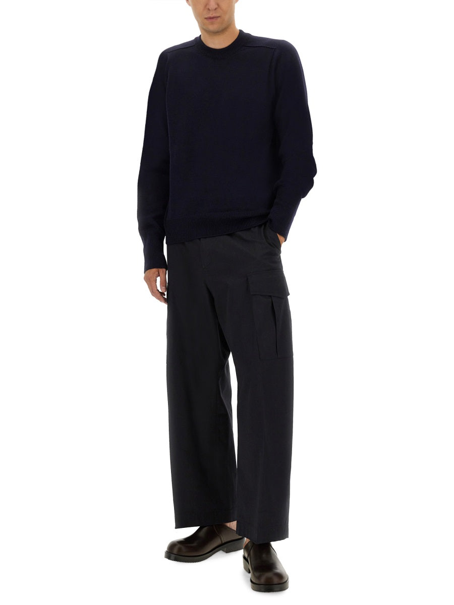 STUDIO NICHOLSON Men's Wool T-Shirt - Size L