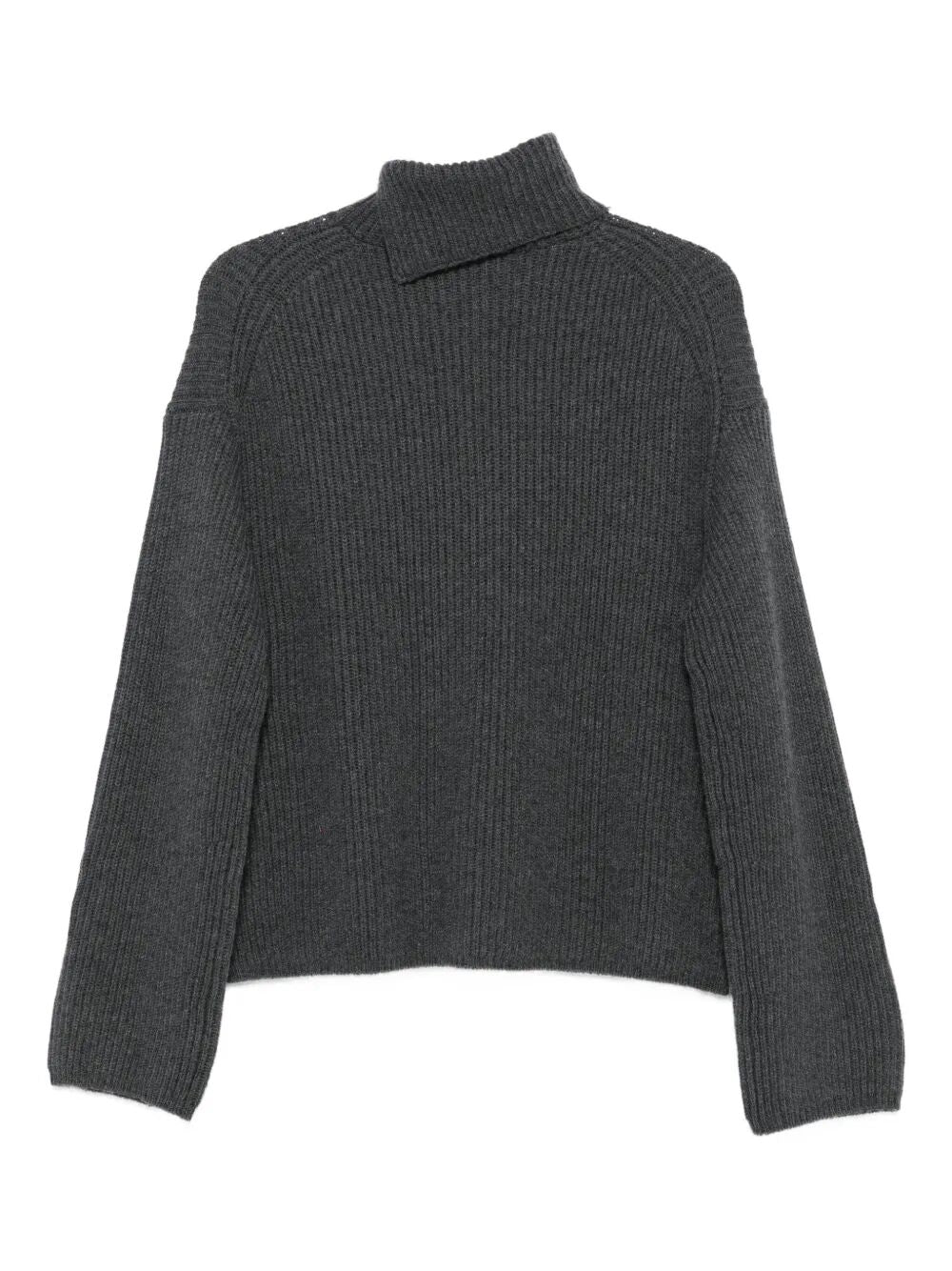 JOSEPH High Neck Long Sleeve Cardigan - Lightweight Knit