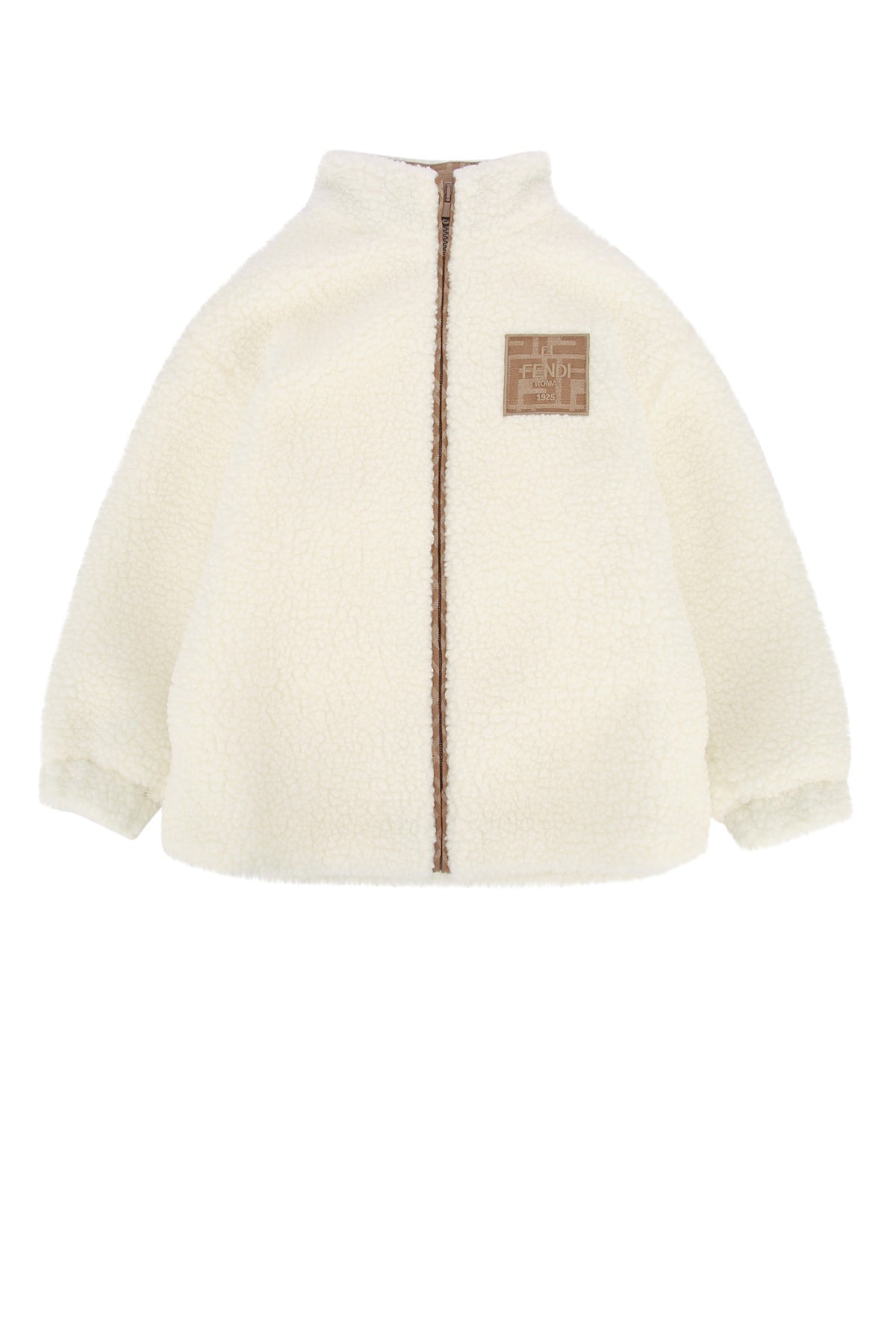 FENDI KIDS Mini Teddy Bear Jacket for Boys - FW25 Collection