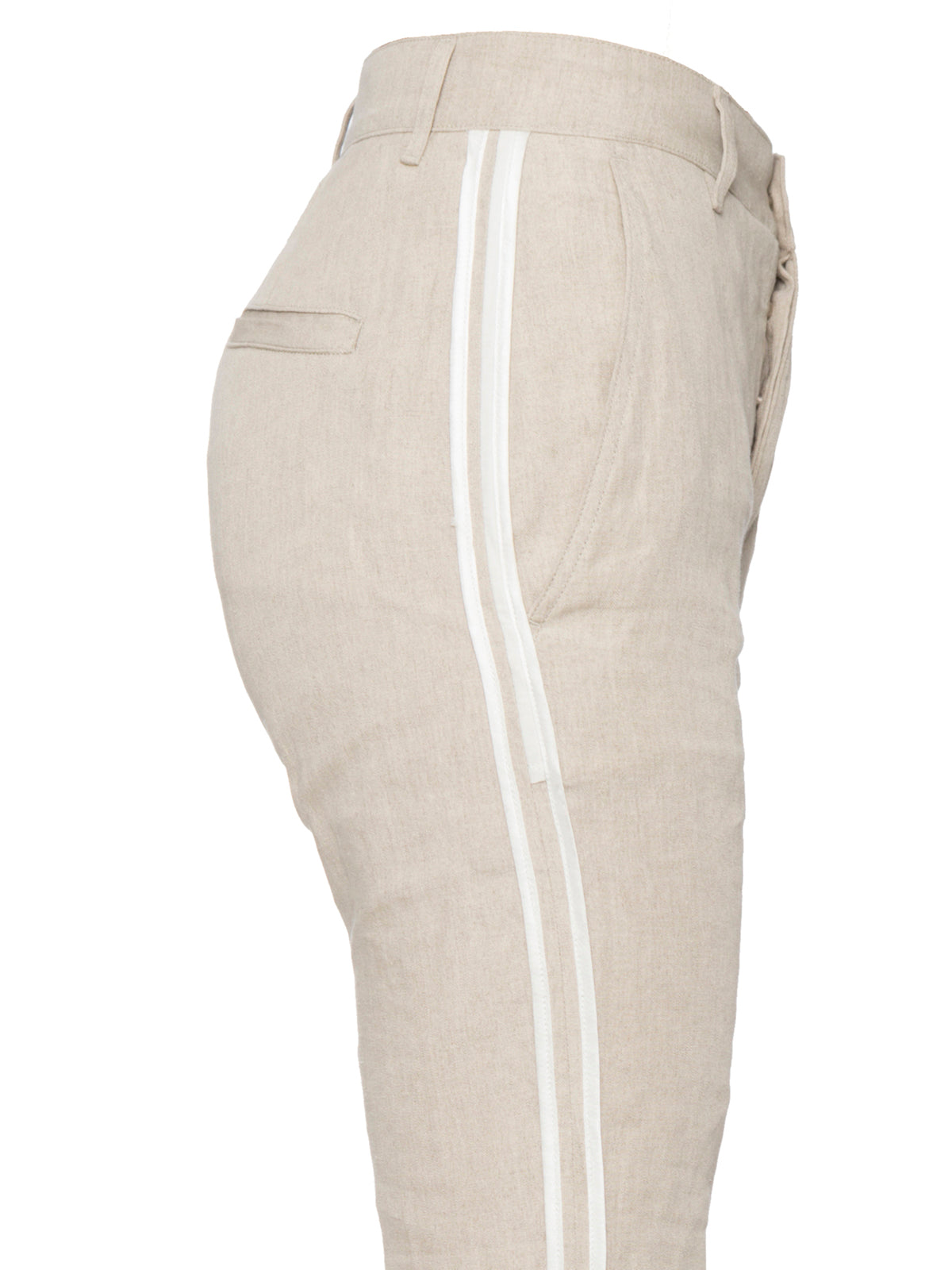 ANDREA YA'AQOV Regular Linen Pants in Size S