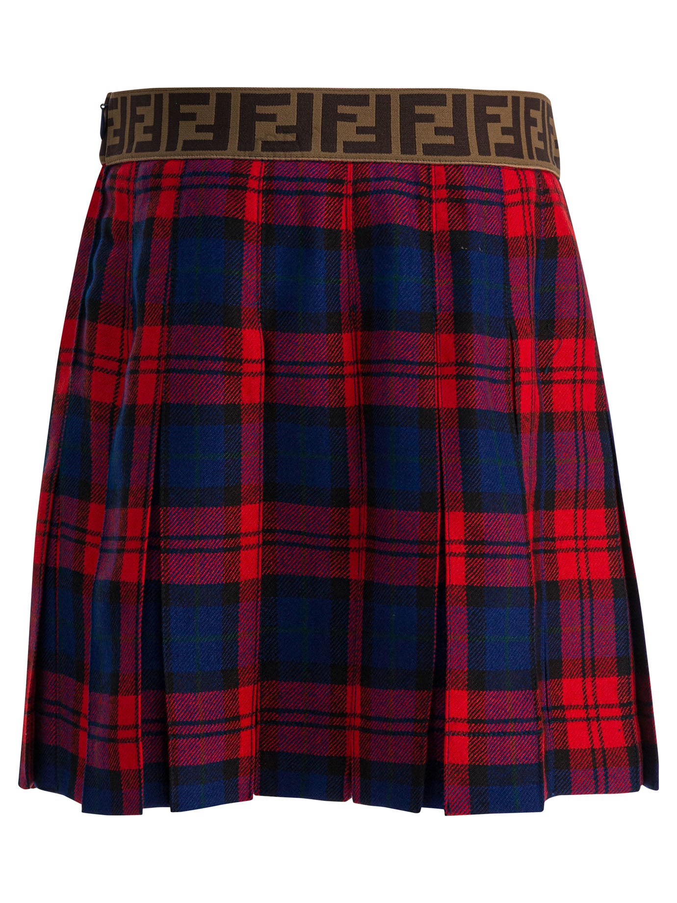 FENDI KIDS Mini Virgin Wool Skirt for Girls