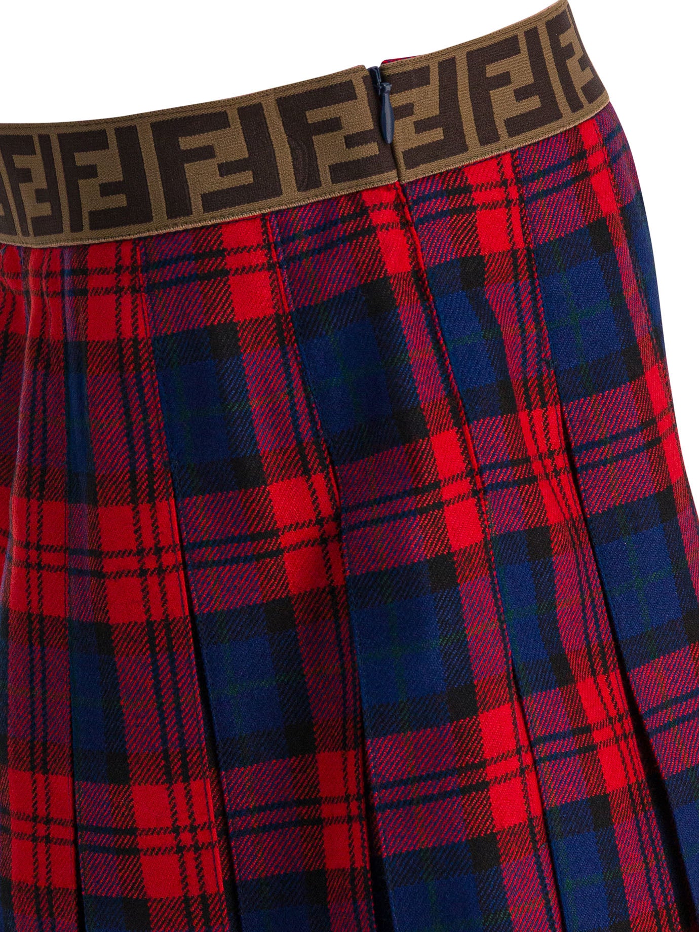 FENDI KIDS Mini Virgin Wool Skirt for Girls
