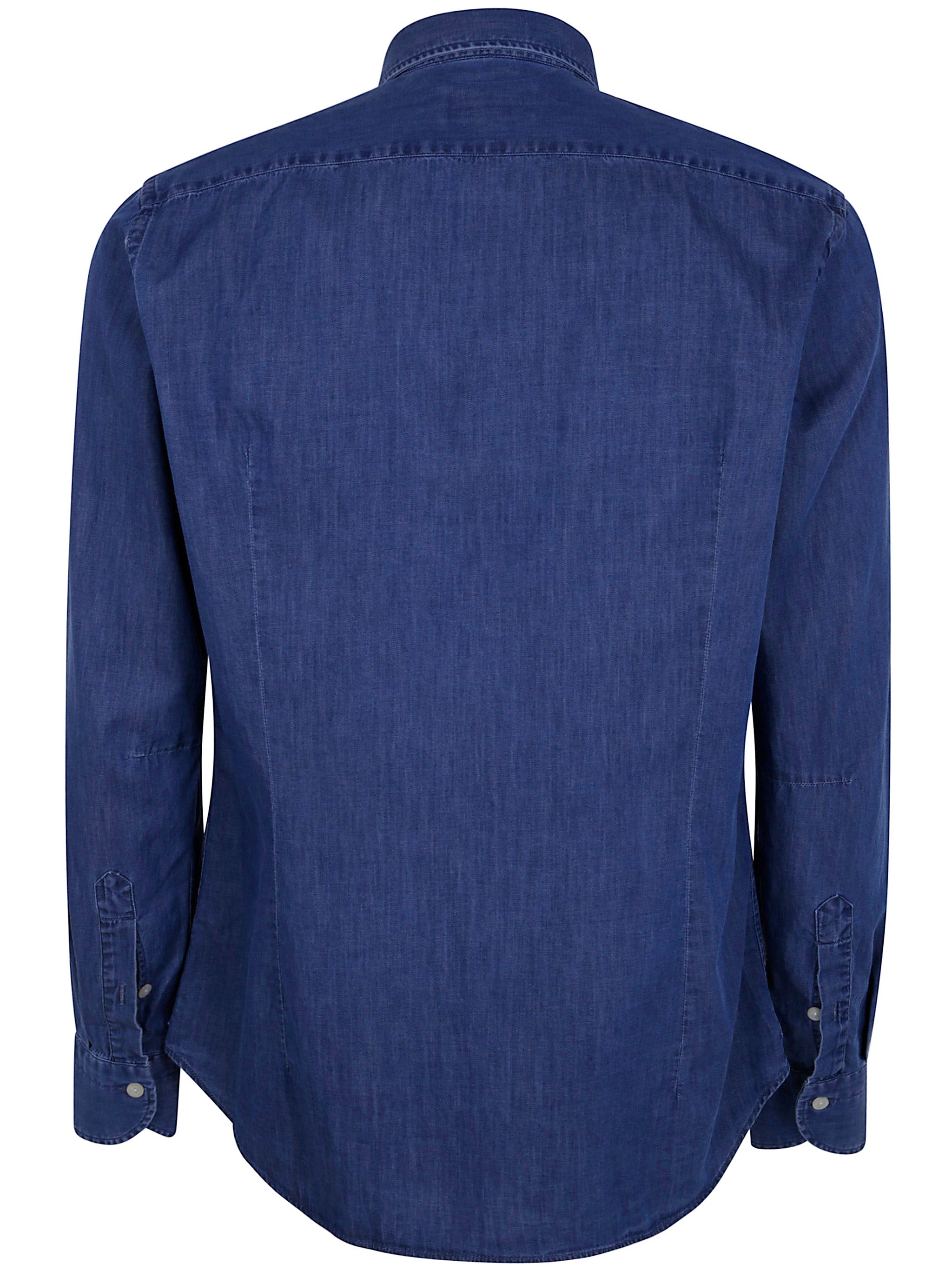 TINTORIA MATTEI Men's Matte Denim Shirt for FW25