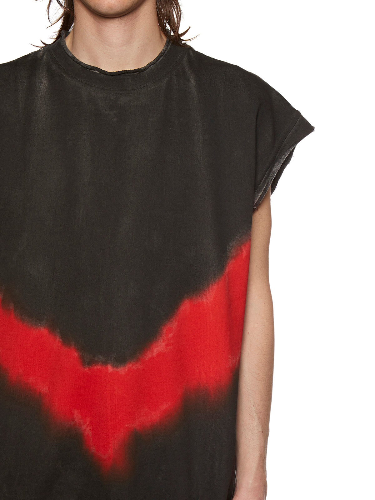 WHITE MOUNTAINEERING Oversized Cotton Vest in Mini Fit