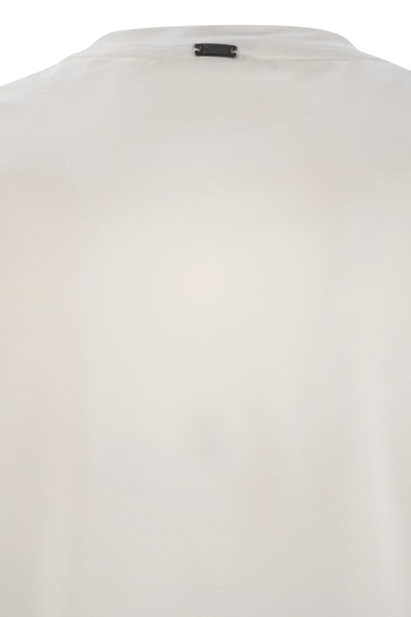 HERNO Men's Stretch Cotton T-Shirt