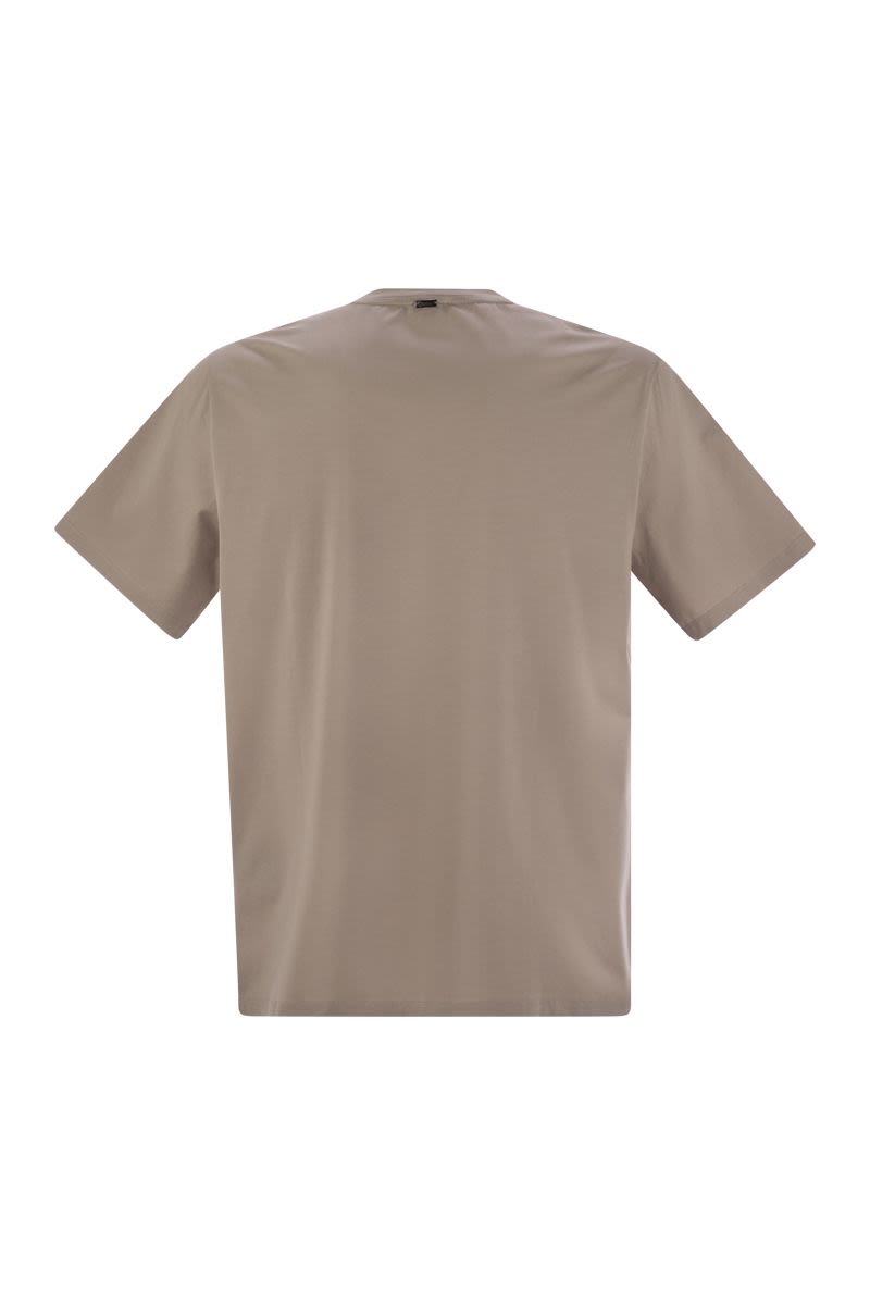 HERNO Stretch Cotton T-Shirt - Regular Fit