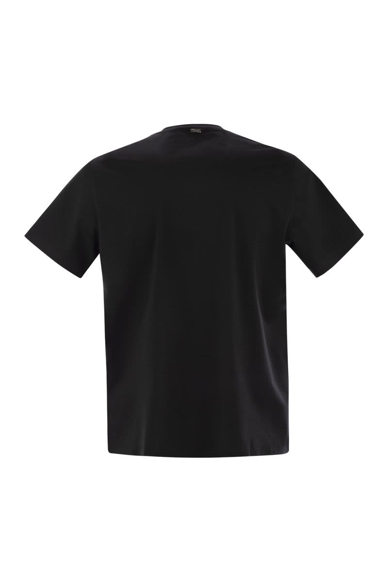 HERNO Stretch Cotton T-Shirt - Regular Fit
