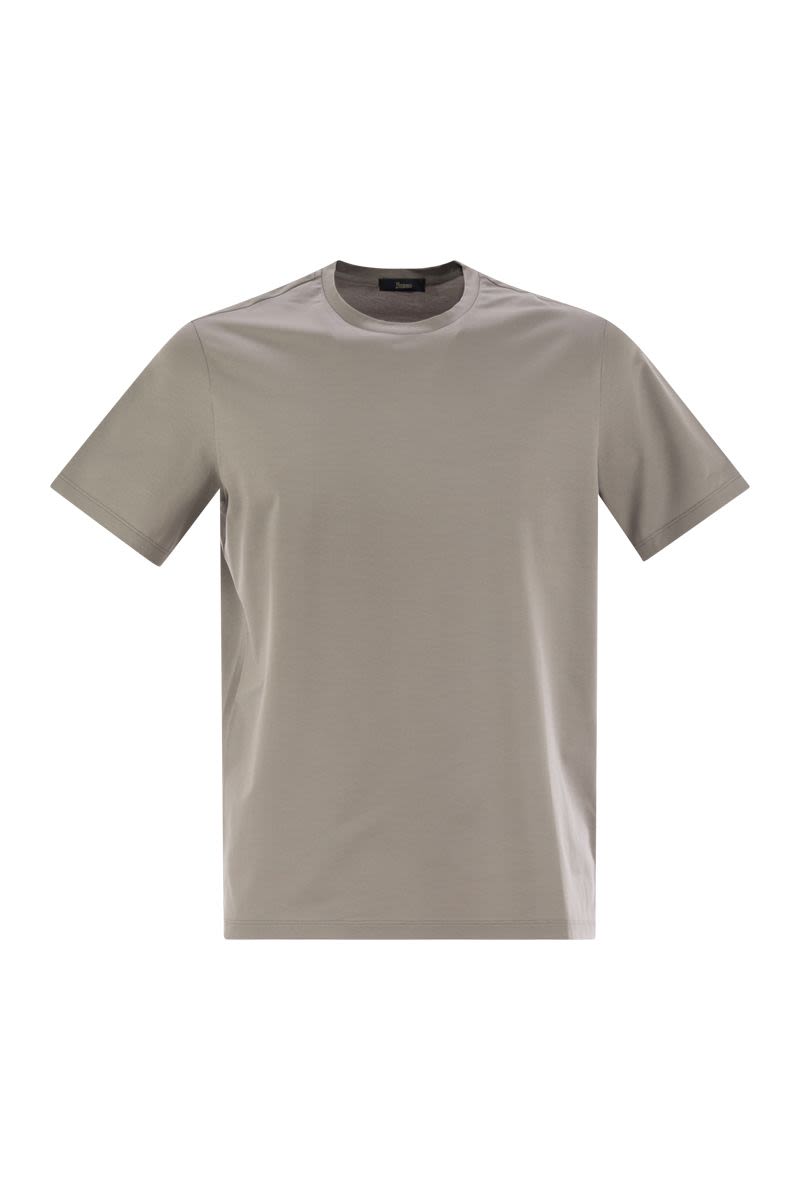 HERNO Stretch Cotton T-Shirt - Regular Fit