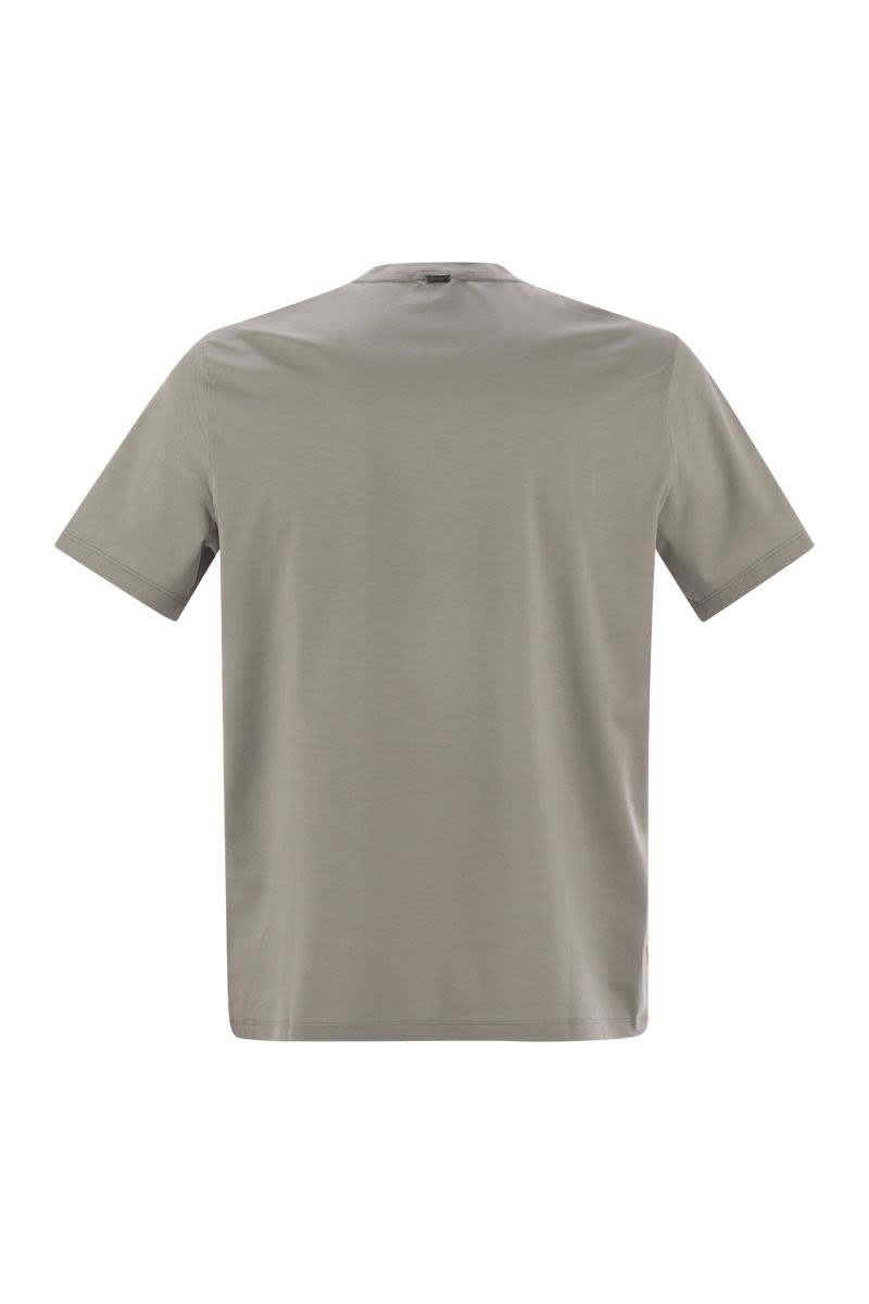 HERNO Stretch Cotton T-Shirt - Regular Fit