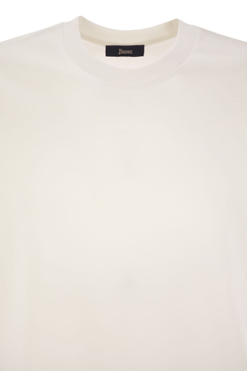 HERNO Cotton Double-Layered T-Shirt
