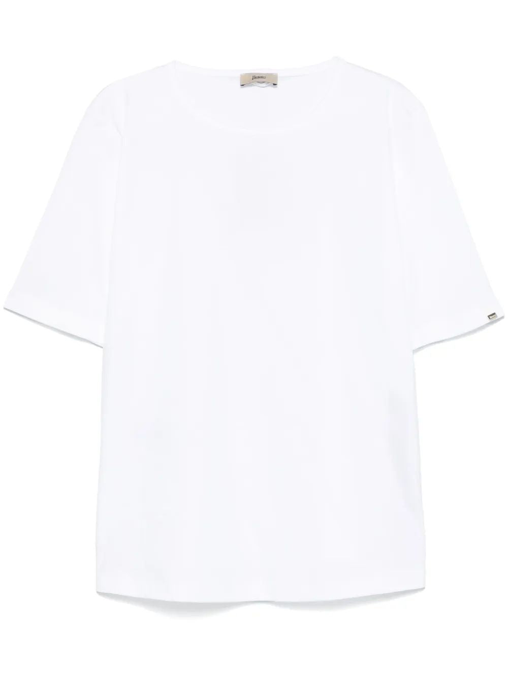 HERNO Side Slits Cotton T-Shirt
