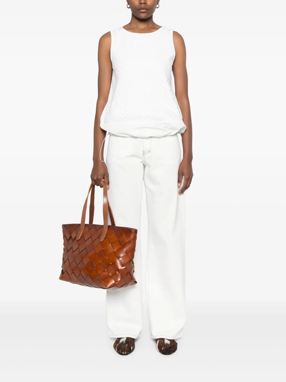 HERNO Embroidered Mini Top for Women