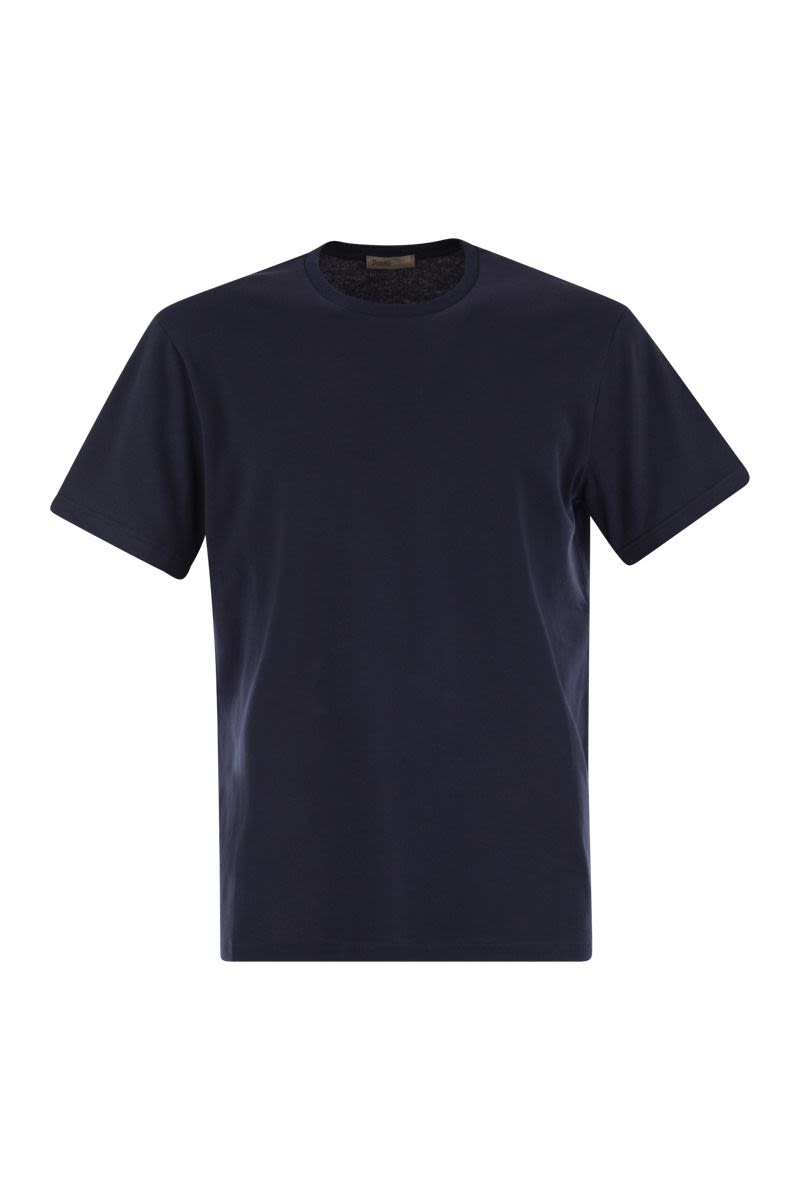 HERNO Men's Resort T-Shirt in Cotton and Light Stretch Nylon