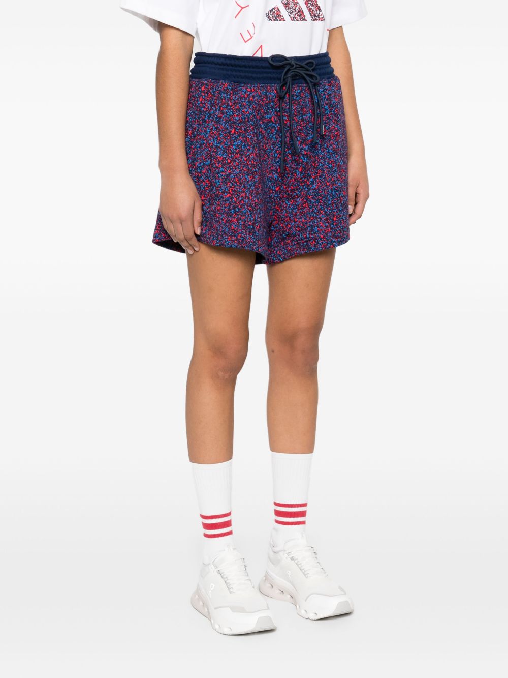 ADIDAS BY STELLA MCCARTNEY Cotton Logo Mini Shorts
