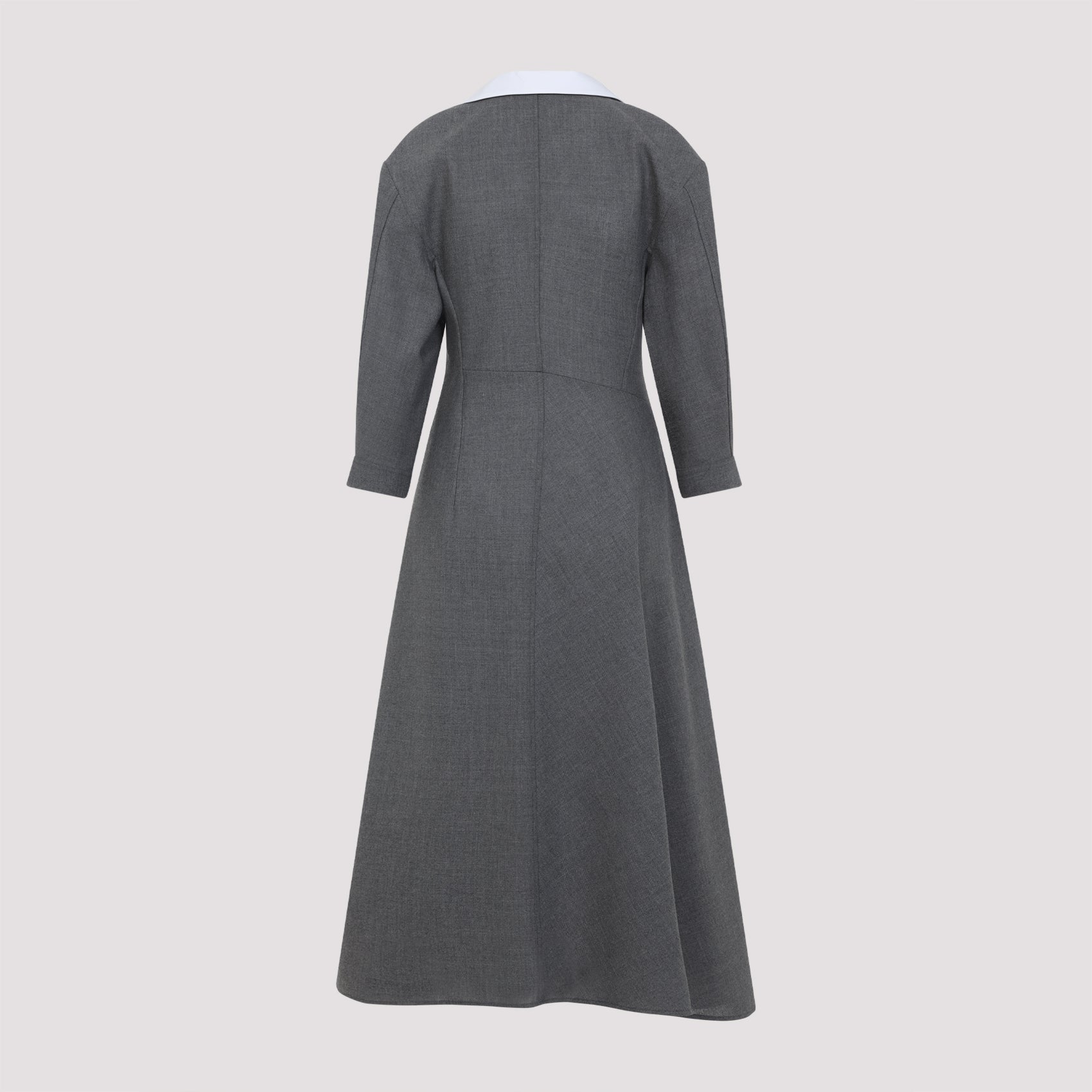 JIL SANDER Elegant Wool Dress for Women - Autumn/Winter Collection