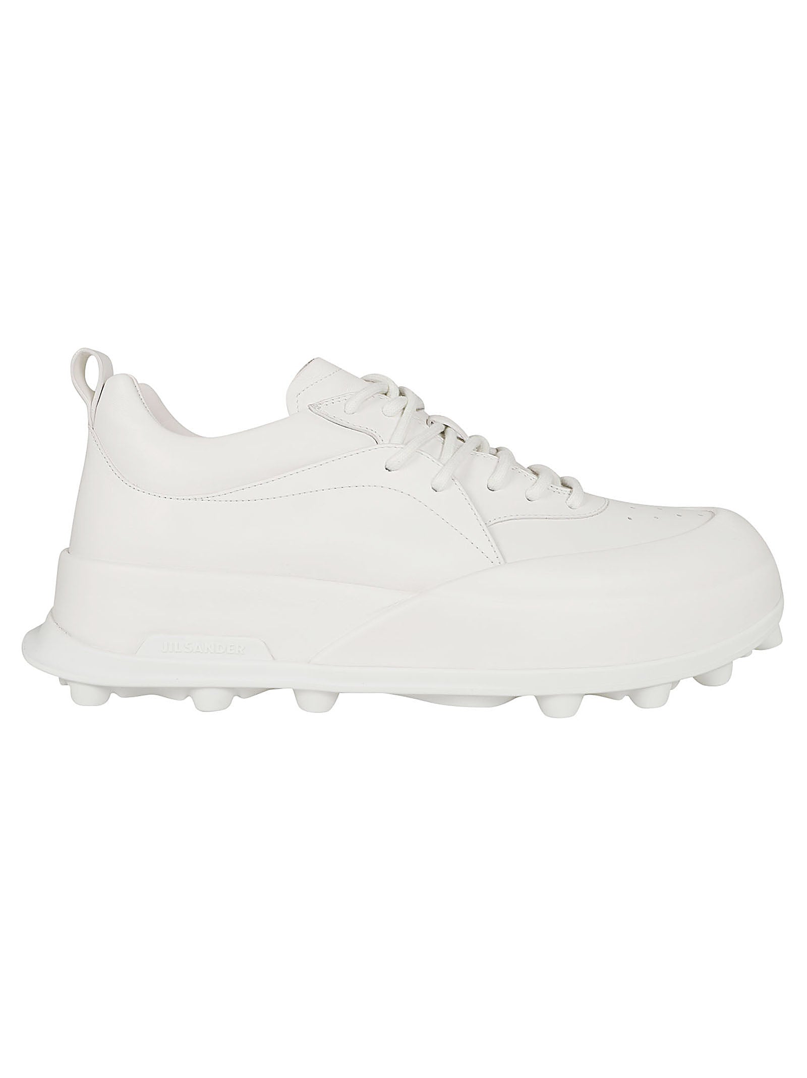 JIL SANDER Leather Lace-Up Sneakers for Men