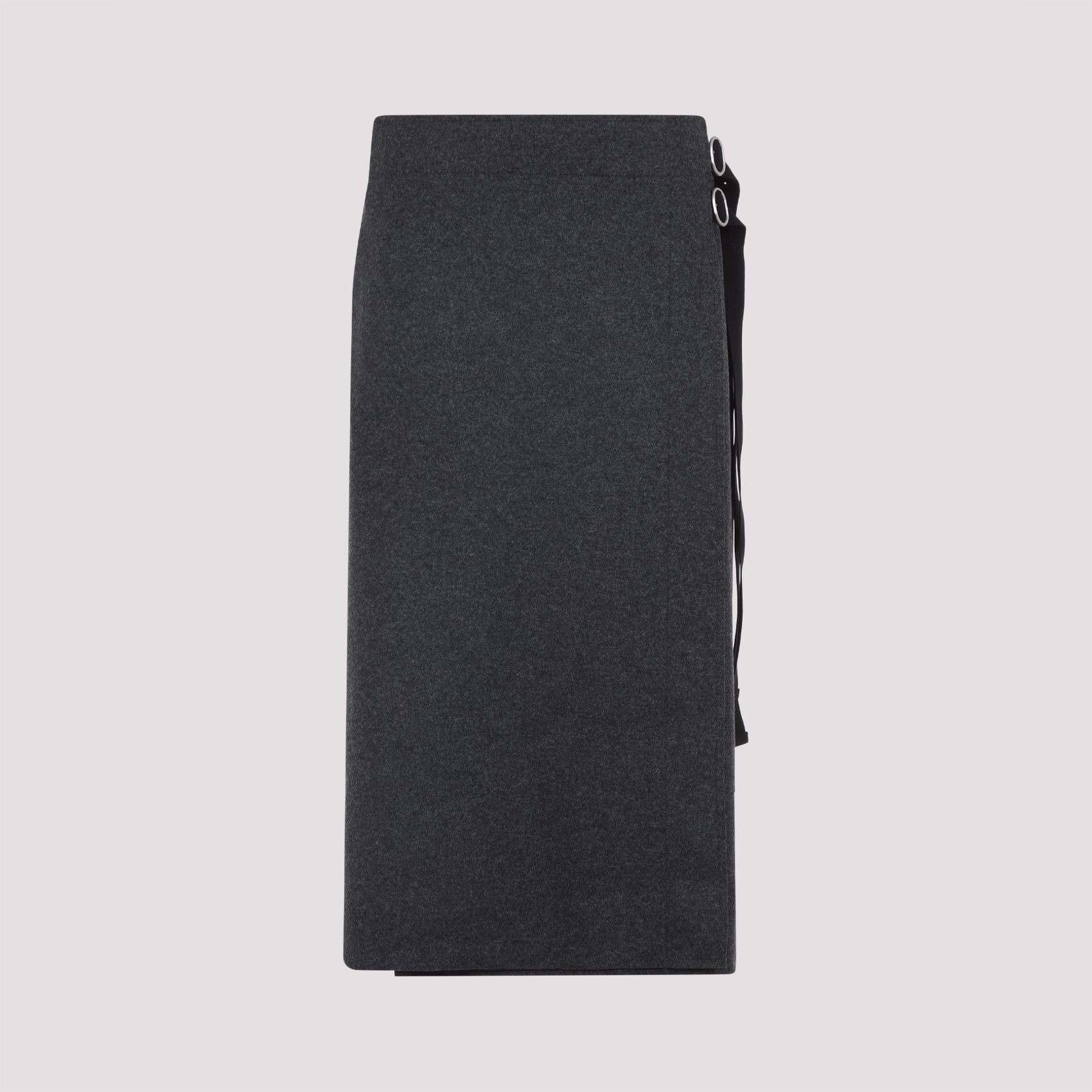 JIL SANDER Sophisticated Wool Blend Skirt