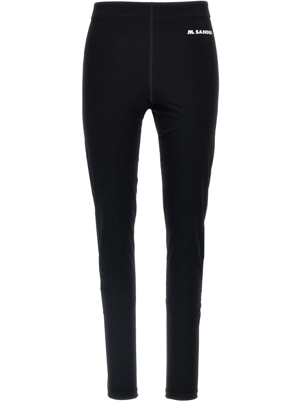 JIL SANDER Stylish Women's Leggings with Printed Waistband