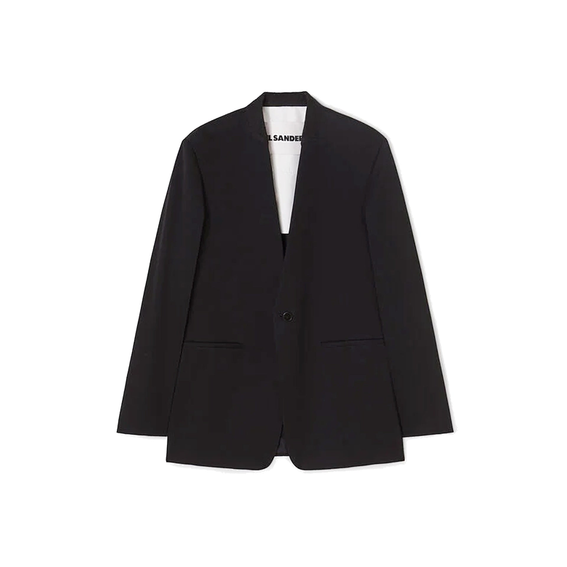JIL SANDER Tailored Wool Jacket - Structured Fit