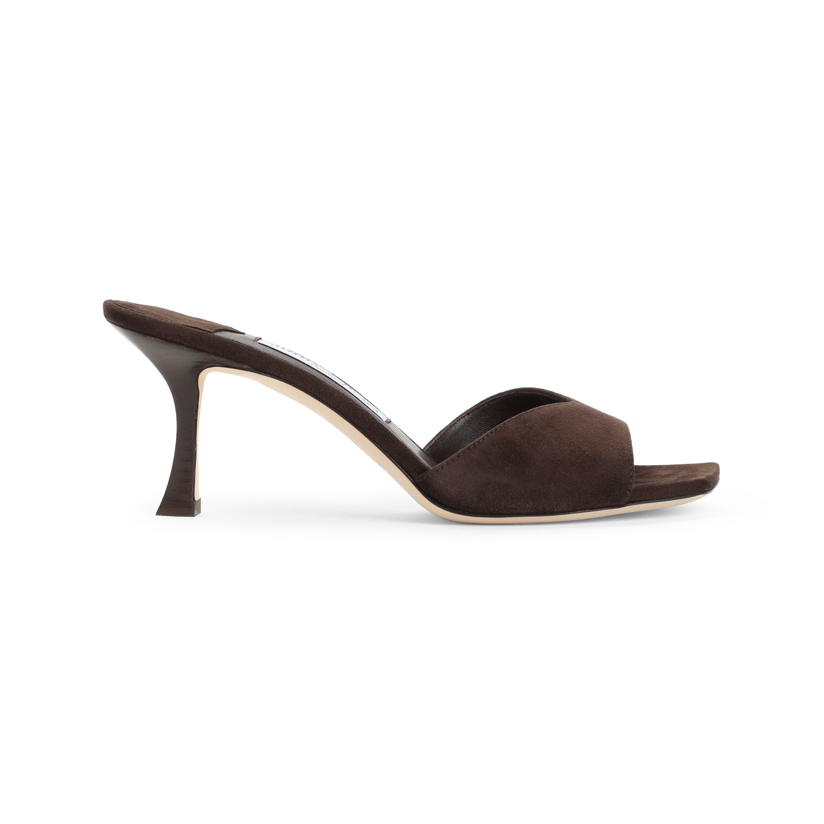 JIMMY CHOO Elegance in Suede Slippers with 7cm Heel