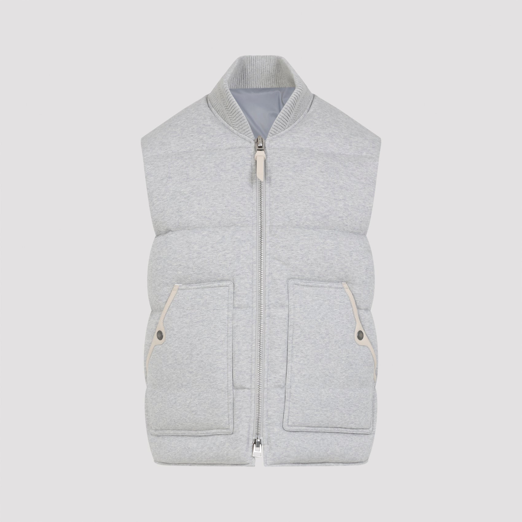 TOM FORD Men's Cotton Gilet with Feather Down