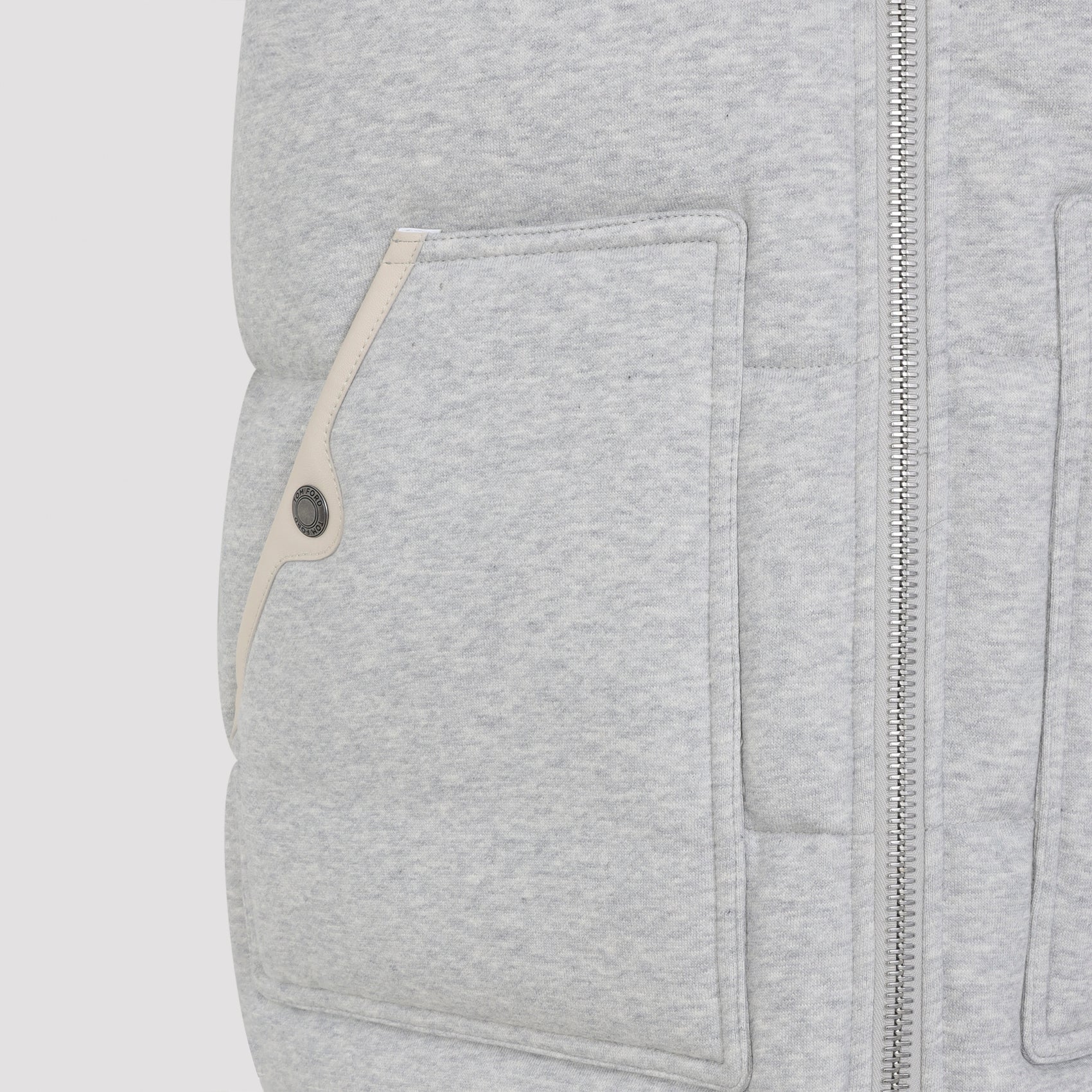 TOM FORD Men's Cotton Gilet with Feather Down