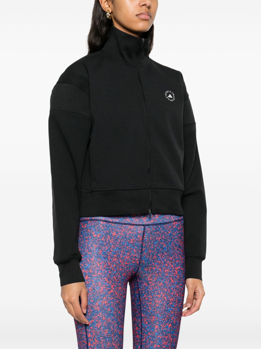 ADIDAS BY STELLA MCCARTNEY Zipped Sweatshirt with High Neck for Women