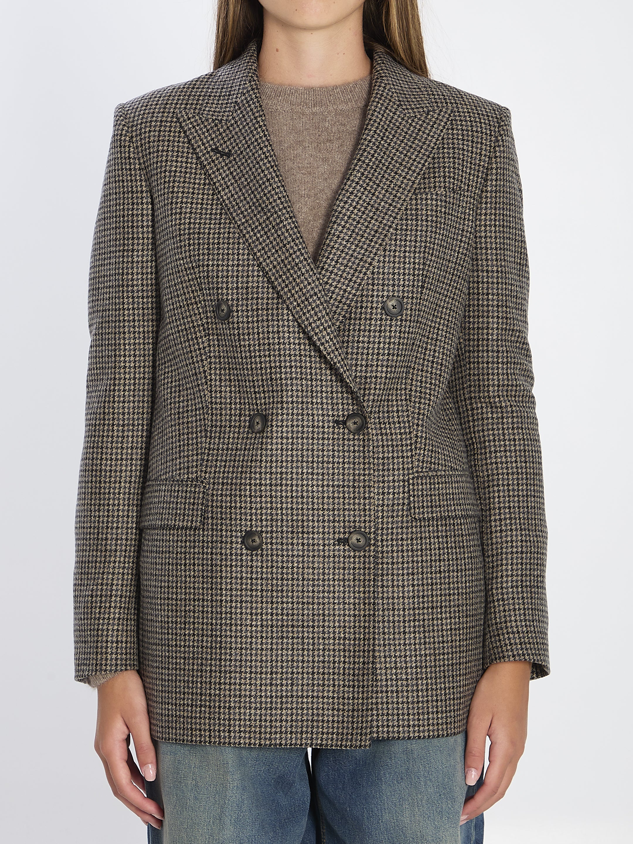 TAGLIATORE Double-Breasted Blazer - Size 38