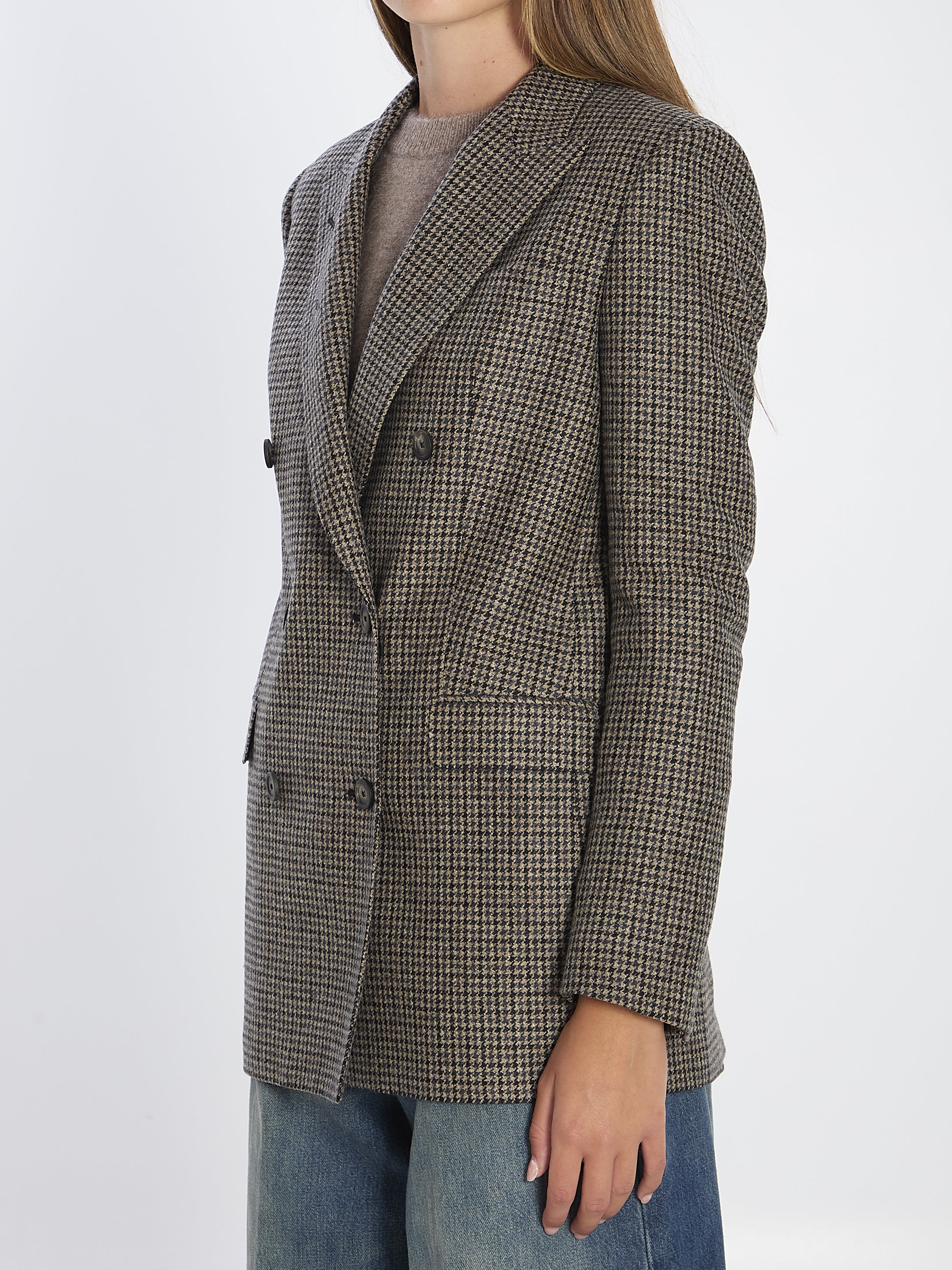 TAGLIATORE Double-Breasted Blazer - Size 38